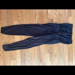 Women’s charcoal gray jumpsuit